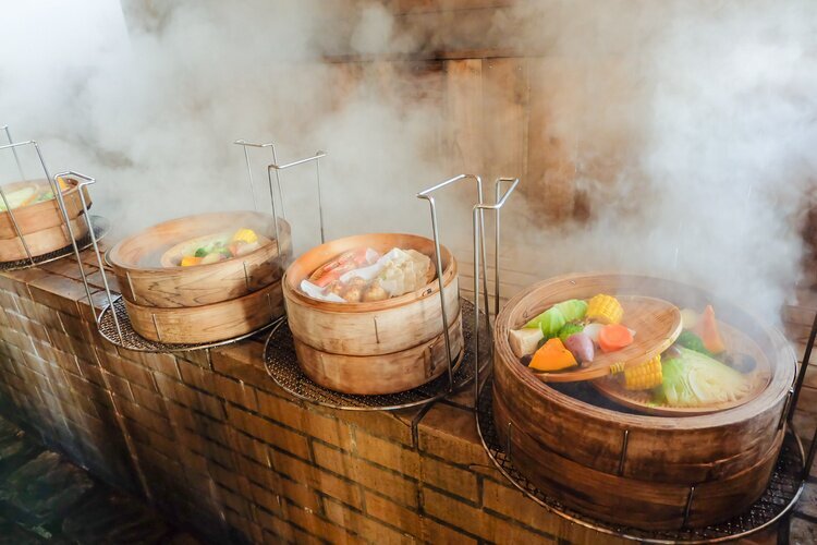 Hell-steamed cuisine