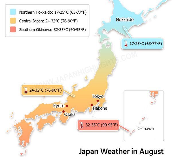 Japan Weather in August 2026: Travel Tips for the Hottest Month