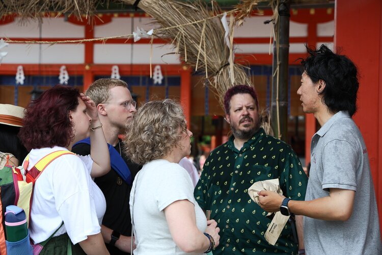 Family visit Senso-ji Temple in Tokyo