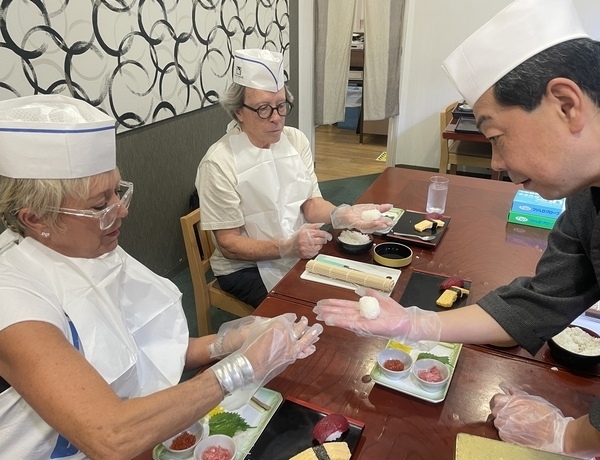 Sushi making