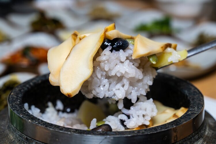 matsutake kaiseki in Kyoto