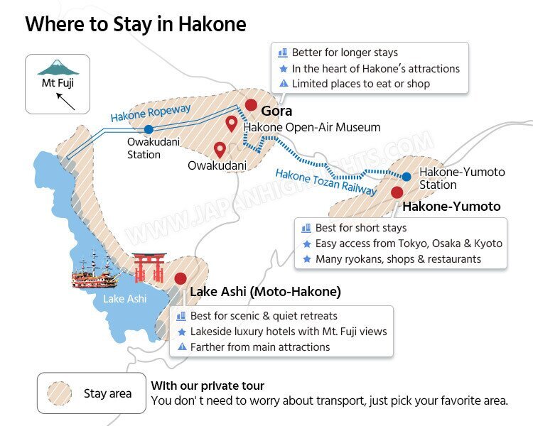 Hakone area map