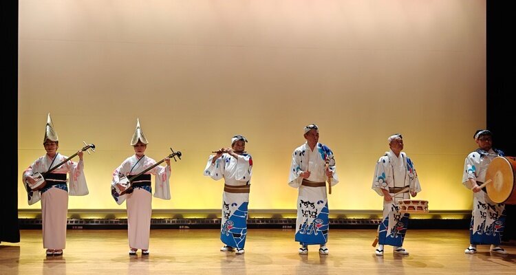 Instruments used in Awa Odori music performance