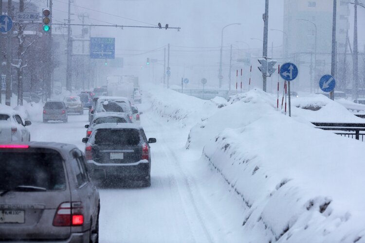 Getting around Hokkaido in winter is easier by private car