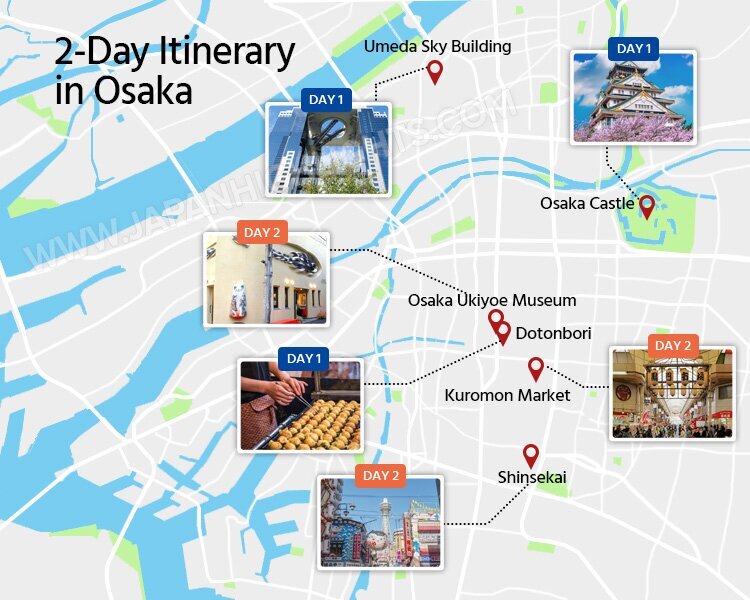 2-Day Itinerary in Osaka
