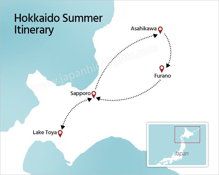 Hokkaido Summer Itinerary