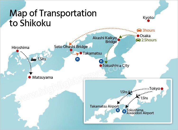 How to get to Shikoku