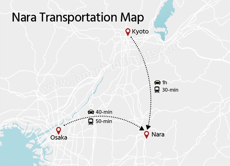 Nara Transportation Travel Map
