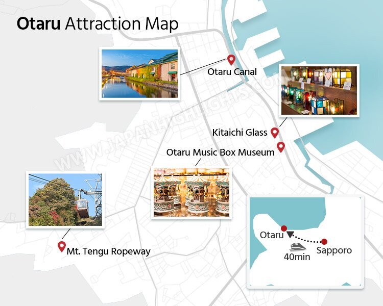 Otaru-Attraction-Map