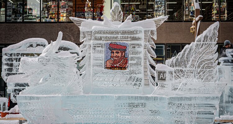 the Sapporo Snow Festival 