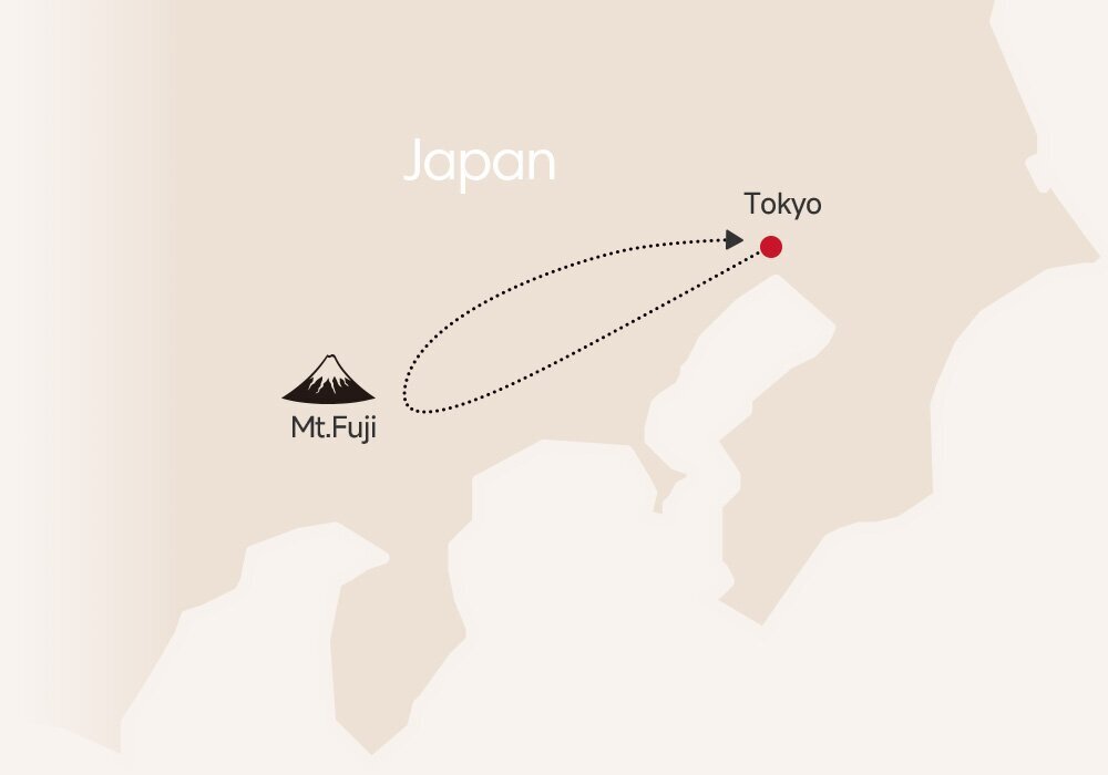 5-Day Tokyo High-Life Experience map