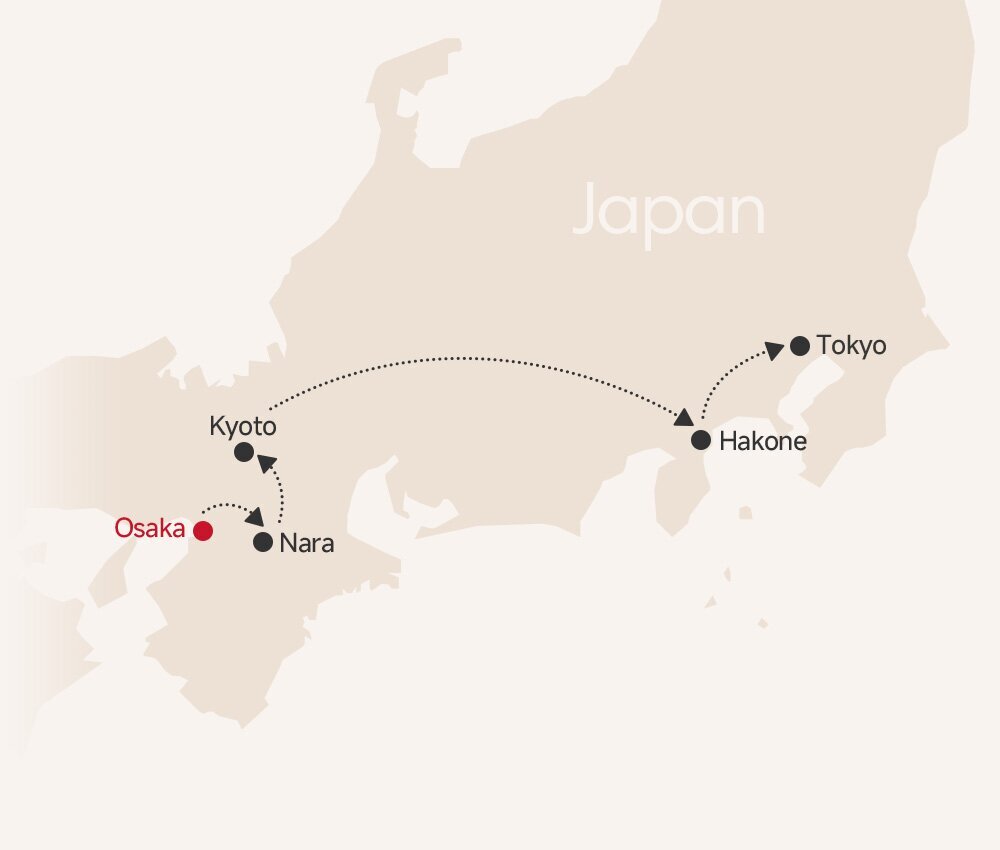 10-Day Japan Exclusive Cherry Blossom Romance Map